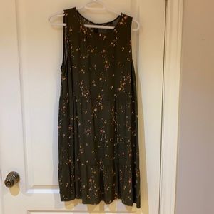 Tiered Floral Mini Dress